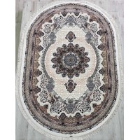 Иранский ковер Rishim 36316 Крем овал
